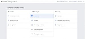 memahami kampanye dalam membuat facebook ads