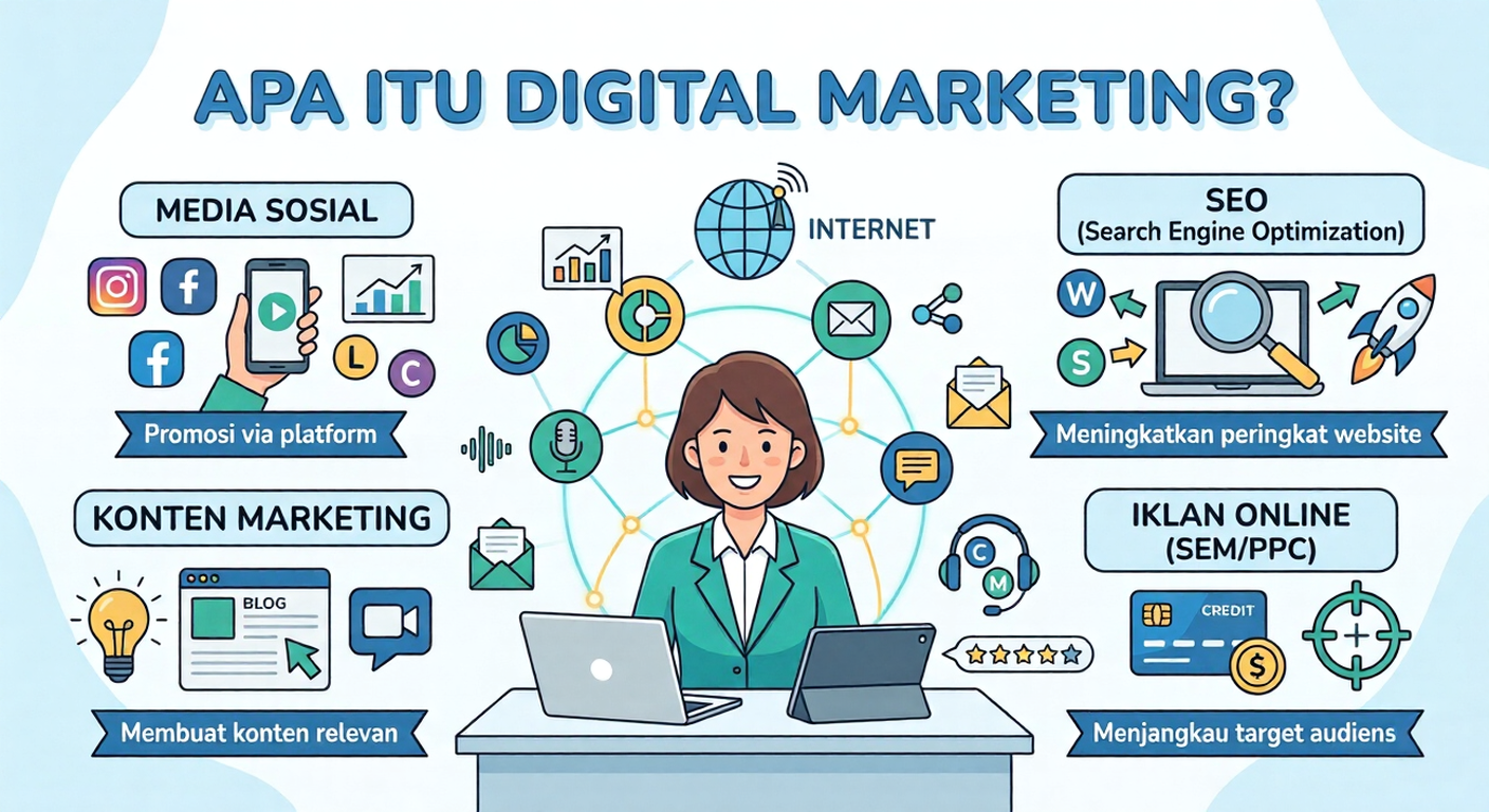 penjelasan apa itu digital marketing dan bagaimana cara kerjanya